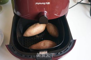 空气炸锅烤红薯的做法步骤:5