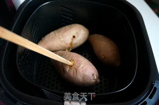 空气炸锅烤红薯的做法步骤:6