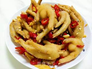 凉拌鸡爪的做法步骤:8