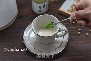 抹茶豆浆奶茶的做法步骤:7
