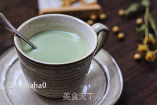 抹茶豆浆奶茶的做法步骤:8
