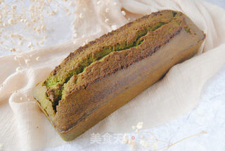 #柏翠大赛#抹茶磅蛋糕的做法步骤:14