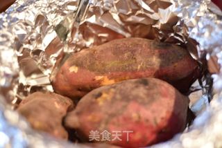 烤红薯（坤博砂锅）的做法步骤：8