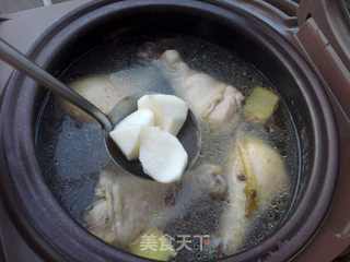山药鸡腿汤的做法步骤:6