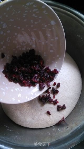 蔓越莓馒头的做法步骤:6