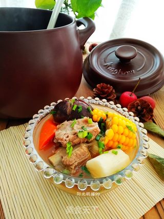 坤博砂锅炖香菇排骨汤的做法步骤:17