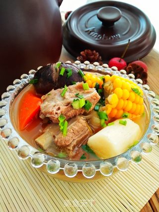 坤博砂锅炖香菇排骨汤的做法步骤:18