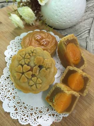 广式月饼的做法步骤:18