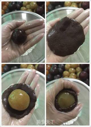 巧克力月饼的做法步骤:10