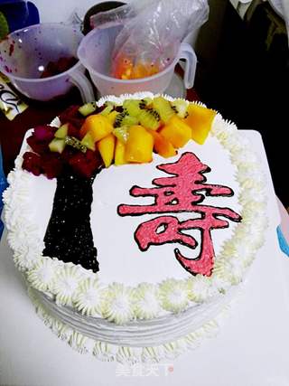 #信任之美#祝寿蛋糕的做法步骤:13