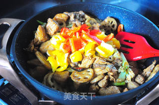 #信任之美#干锅三黄鸡的做法步骤:13