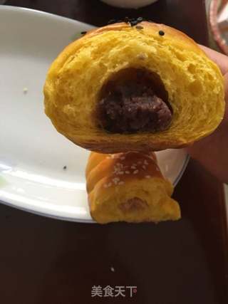 #信任之美#南瓜肉松卷和南瓜豆沙卷的做法步骤:23