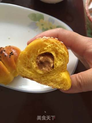 #信任之美#南瓜肉松卷和南瓜豆沙卷的做法步骤:24