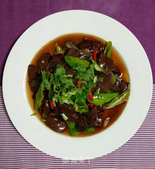 辣炒血豆腐的做法步骤:8