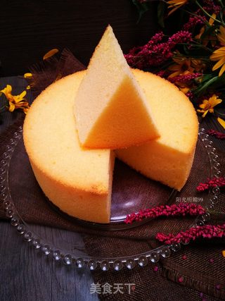 #信任之美#戚风蛋糕【8寸】的做法步骤:22