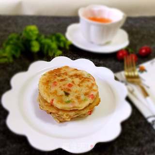 萝卜丝火腿鸡蛋饼的做法步骤:8