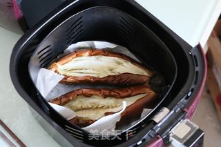 空气炸锅版香辣肉酱烤茄子的做法步骤：12