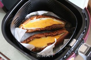 空气炸锅版香辣肉酱烤茄子的做法步骤:13