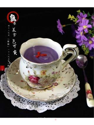 #信任之美#紫薯奶昔的做法步骤:4