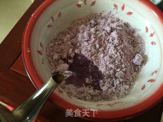 红糖紫薯汤圆糯米粥的做法步骤:4