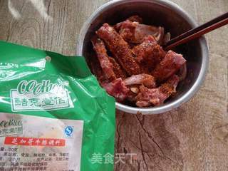 #信任之美#香炸排骨的做法步骤:4