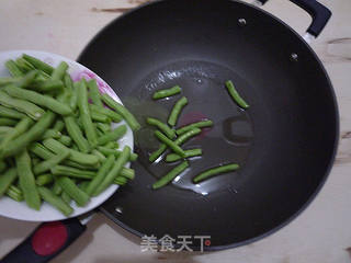 #信任之美#干煸四季豆的做法步骤:4