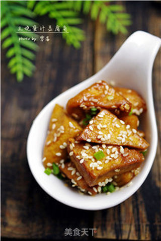 #信任之美#叉烧蜜汁豆腐角的做法步骤:11