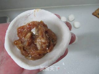 #信任之美#肉塌饼的做法步骤:6