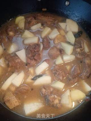 鸭块炖土豆的做法步骤：6