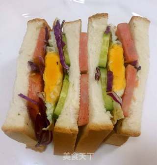#信任之美#有土司的早餐的做法步骤:7