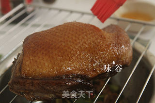 五香烤鸭的做法步骤:6