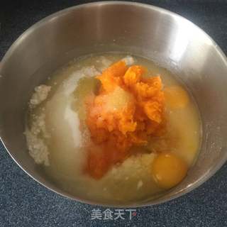 #信任之美#南瓜面包的做法步骤:2