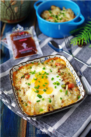 #信任之美#风味蛋焗饭的做法步骤:15
