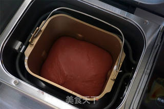 味蕾极致享受,红曲蔓越莓面包的做法步骤:8