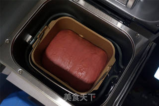 味蕾极致享受,红曲蔓越莓面包的做法步骤:12