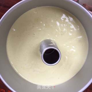 菠菜8寸戚风蛋糕的做法步骤:14