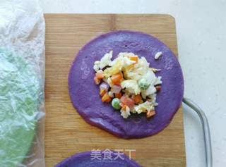#信任之美#什锦米饭可丽饼的做法步骤:12