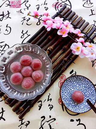 #信任之美#火龙果汤圆的做法步骤:9