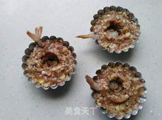 #信任之美#鲜虾玉米猪肉盏的做法步骤:5