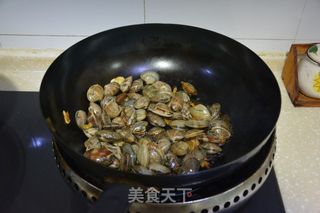 #信任之美#爆炒花蛤的做法步骤:4