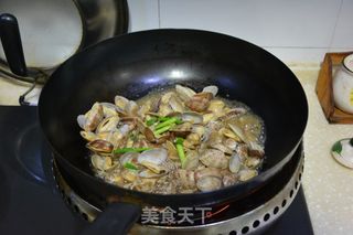 #信任之美#爆炒花蛤的做法步骤:5