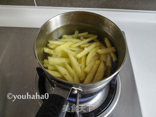 #信任之美#炸薯条(无油)的做法步骤:2