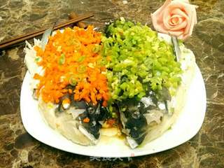 #信任之美#双色剁椒鱼头的做法步骤:8