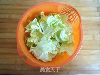 #信任之美#小炒圆白菜的做法步骤:4