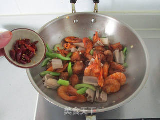 #信任之美#干锅鸡翅虾的做法步骤:10