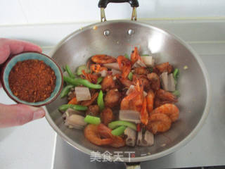 #信任之美#干锅鸡翅虾的做法步骤:11