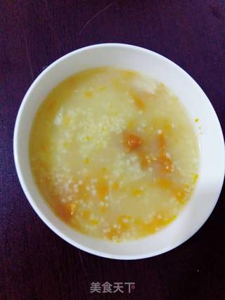 #信任之美#宝宝辅食南瓜小米糊的做法步骤:5