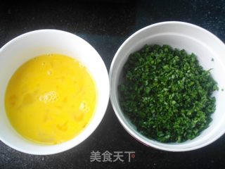 #信任之美#燕麦韭菜鸡蛋饼的做法步骤:3