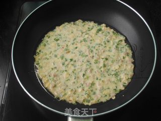 #信任之美#燕麦韭菜鸡蛋饼的做法步骤:6