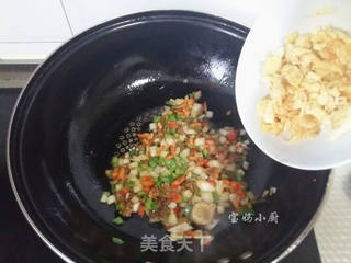 #信任之美#田园炒饭的做法步骤:5